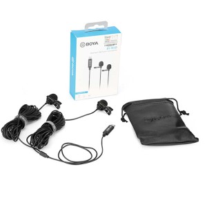 میکروفون یقه ای با سیم بویا مدل BY-M3D رابط Type-C
